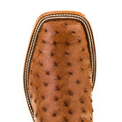 Anderson Bean Rust Brown Full Quill Ostrich with 13" Chocolate Volcano Top S1099 - Crazy House Western Wear