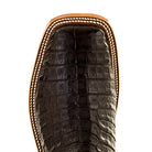 Anderson Bean Black Caiman Belly with 13" Black Glove Top S3005 - Crazy House Western Wear