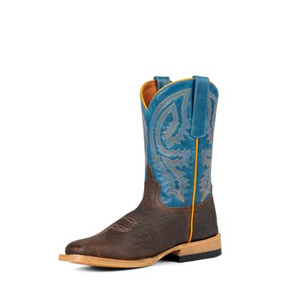 Boy's Anderson Bean Natural Brahma Bison Boot