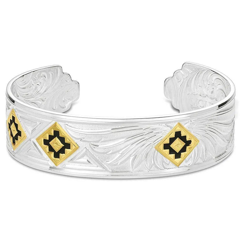 Women's Montana Silversmiths Southwestern Resilience American Made Cuff Bracelet AMBC6177
