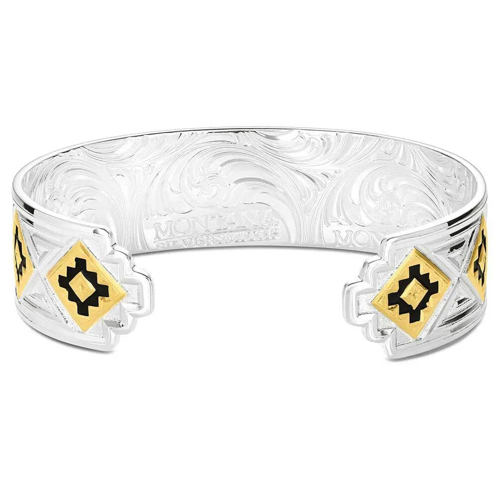 Women's Montana Silversmiths Southwestern Resilience American Made Cuff Bracelet AMBC6177