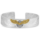 Montana Silversmiths Men's Under Open Skies American Made Cuff Bracelet AMBC6576