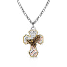 Men's Montana Silversmiths High Praise American Made Cross Necklace AMNC5675