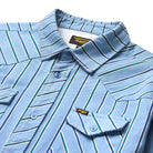 Men's Seager Amarillo Long Sleeve Shirt Steel Blue Stripe MSF24AMARBLU
