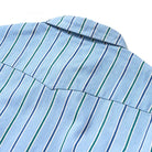 Men's Seager Amarillo Long Sleeve Shirt Steel Blue Stripe MSF24AMARBLU