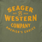 Men's Seager America's Choice Tee Surplus Green MTSP26AMRCGRN