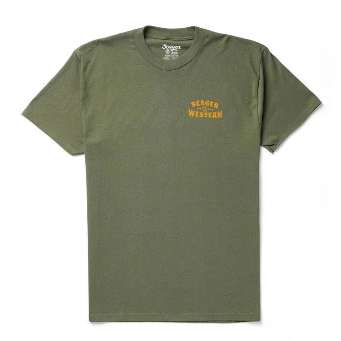 Men's Seager America's Choice Tee Surplus Green MTSP26AMRCGRN