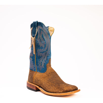 Anderson Bean Natural Brahma Bison with 13" Sky Blue Top S5003 - Crazy House Western Wear