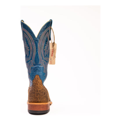 Anderson Bean Natural Brahma Bison with 13" Sky Blue Top S5003 - Crazy House Western Wear