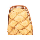 Anderson Bean Antique Saddle Big Bass with 13" Deep Red Tops - Crazy House Western Wear