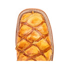 Anderson Bean Antique Saddle Big Bass with 13" Teal Tops - Crazy House Western Wear