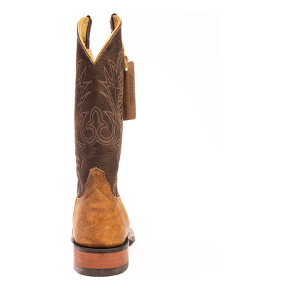 Anderson Bean Distressed Bison with 13" Black Explosion Top - Crazy House Western Wear
