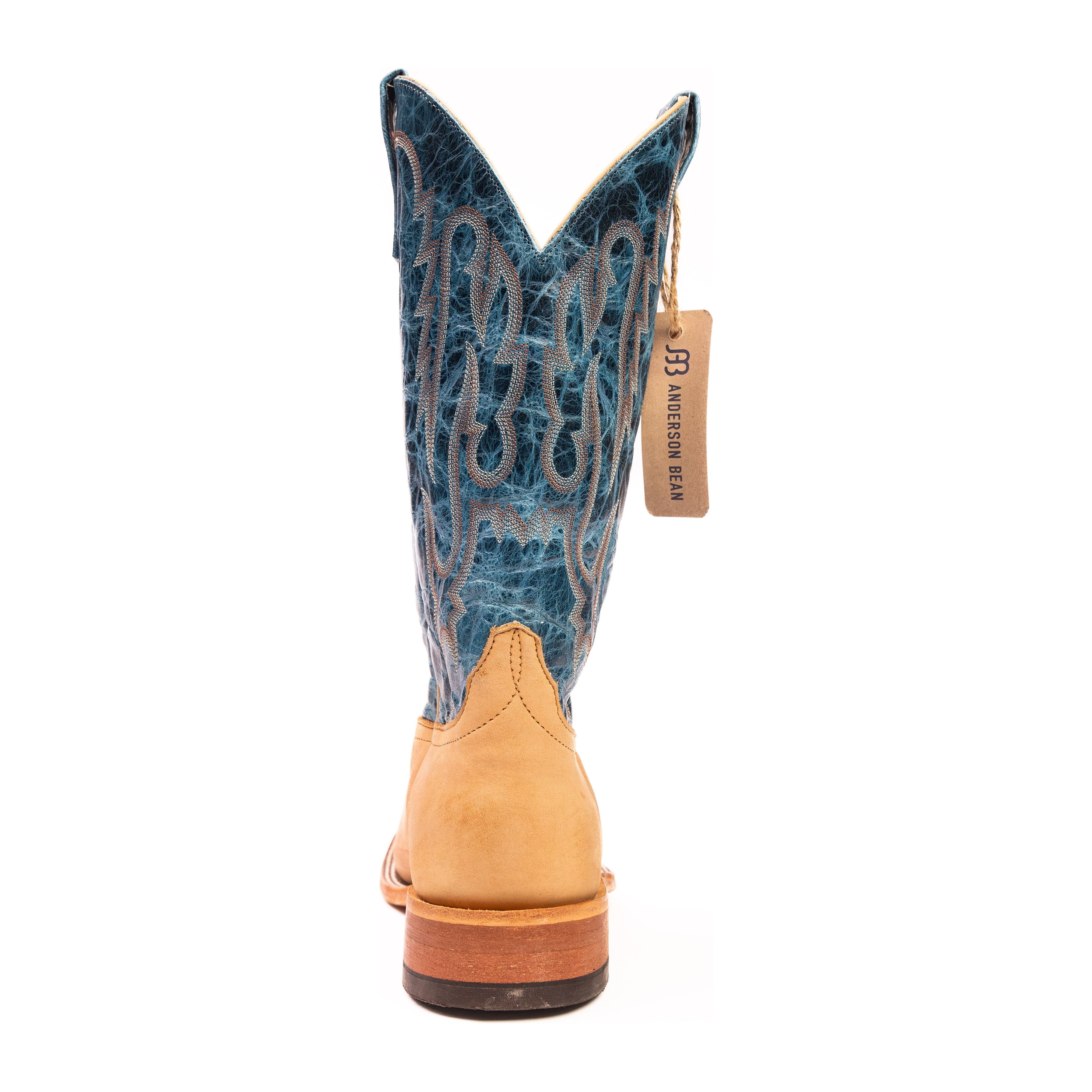 Anderson Bean Tan Crazyhorse with 13" Royal Top - Crazy House Western Wear
