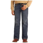 Boy's Rock and Roll Denim Regular Fit Ladder Stitch Embroidered Bootcut Jeans BB0BD05593 - Crazy House Western Wear