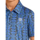 Boy's Rock and Roll Aztec Printed Polo BB51T07275 - Crazy House Western Wear