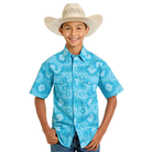 Boy's Rock & Roll Aztec Short Sleeve Shirt BBN3S06482 - Crazy House Western Wear