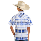 Boy's Rock & Roll Aztec Print Pearl Snap Shirt BBN3S06495 - Crazy House Western Wear