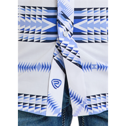 Boy's Rock & Roll Aztec Print Pearl Snap Shirt BBN3S06495 - Crazy House Western Wear