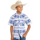 Boy's Rock & Roll Aztec Print Pearl Snap Shirt BBN3S06495 - Crazy House Western Wear