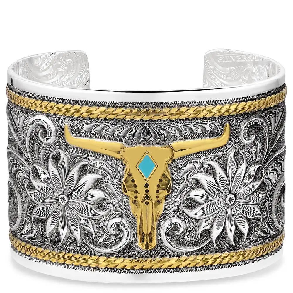 Women's Montana Silversmiths Meadow Majesty Cuff Bracelet BC1626RTG