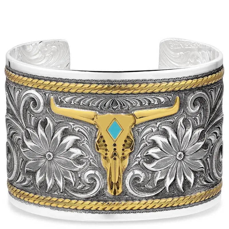 Women's Montana Silversmiths Meadow Majesty Cuff Bracelet BC1626RTG