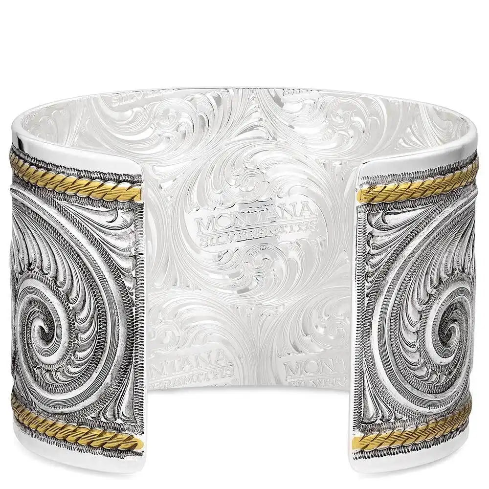 Women's Montana Silversmiths Meadow Majesty Cuff Bracelet BC1626RTG
