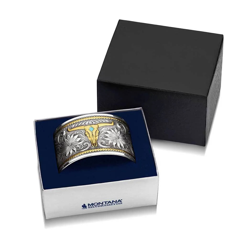 Women's Montana Silversmiths Meadow Majesty Cuff Bracelet BC1626RTG