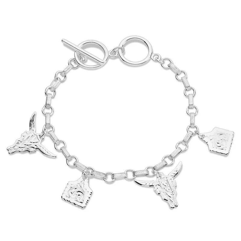 Women's Montana Silversmiths Country Charm Bracelet BC5835