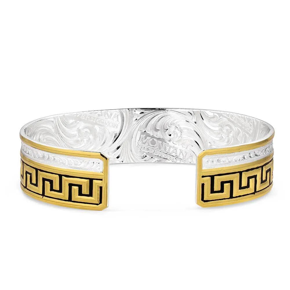 Men's Montana Silversmiths Sunrise Mesa Longhorn Cuff Bracelet BC5912