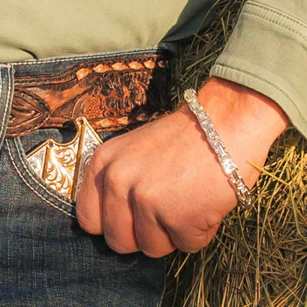 Montana Silversmiths Roller Chain Bracelet BC6179