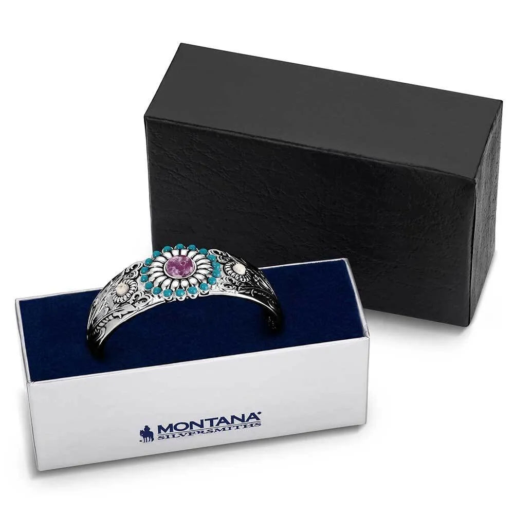 Women's Montana Silversmiths Desert Flower Cuff Bracelet BC6391