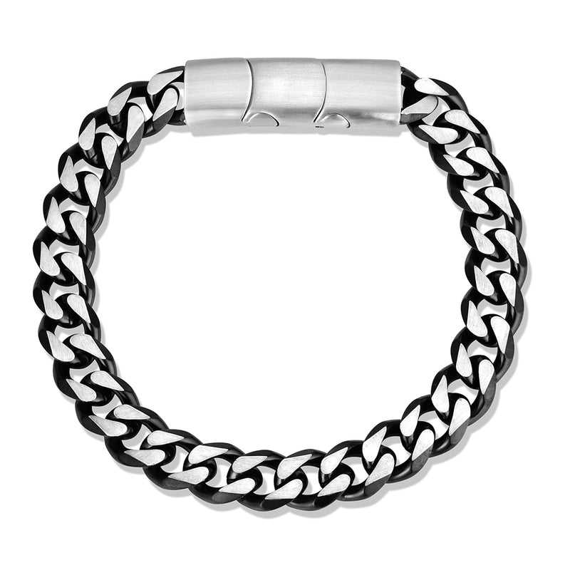 Montana Silversmiths Men's Shadow Cuban Link Bracelet BC6516