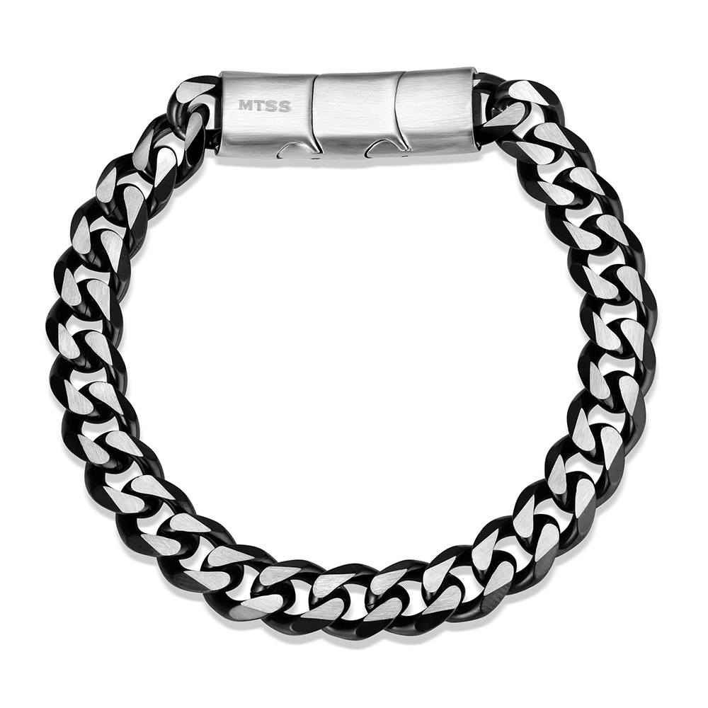 Montana Silversmiths Men's Shadow Cuban Link Bracelet BC6516