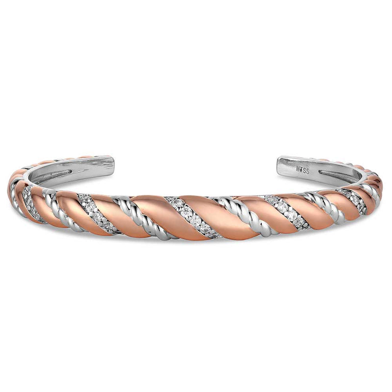 Montana Silversmiths Draped In Light Crystal Cuff Bracelet BC6526