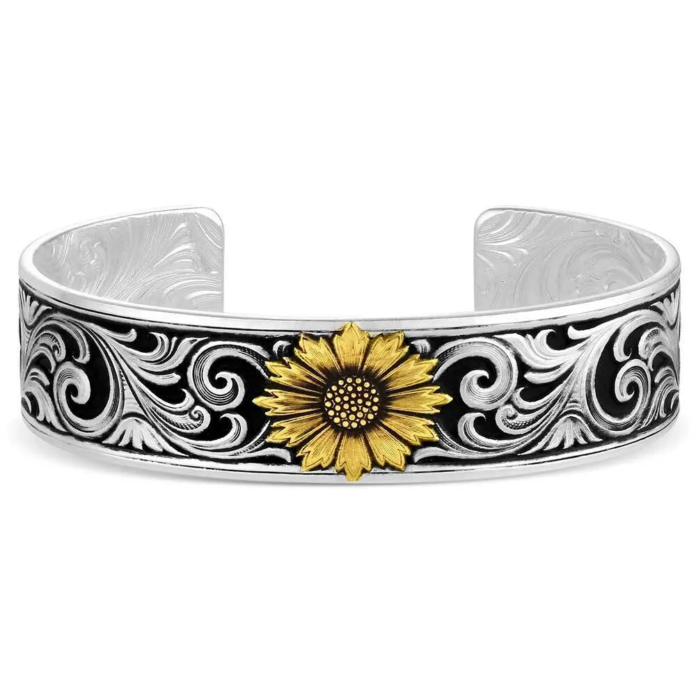 Montana Silversmiths Toward The Sun Cuff Bracelet BC6582