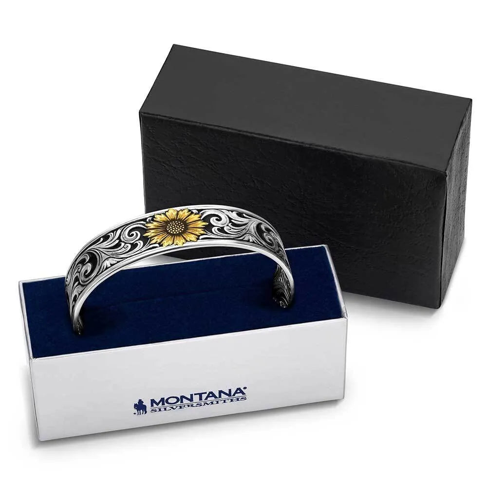 Montana Silversmiths Toward The Sun Cuff Bracelet BC6582