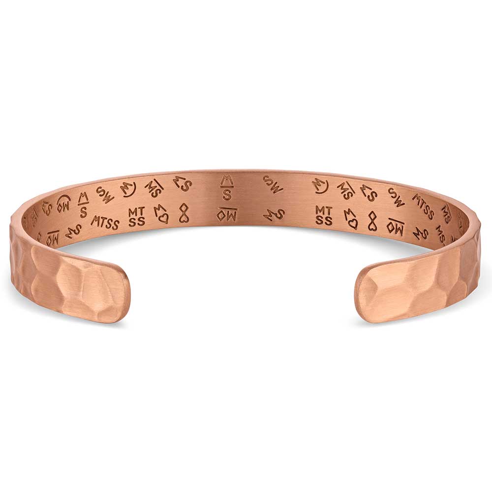 Montana Silversmiths Men's Beaten Path Cuff Bracelet BC6600