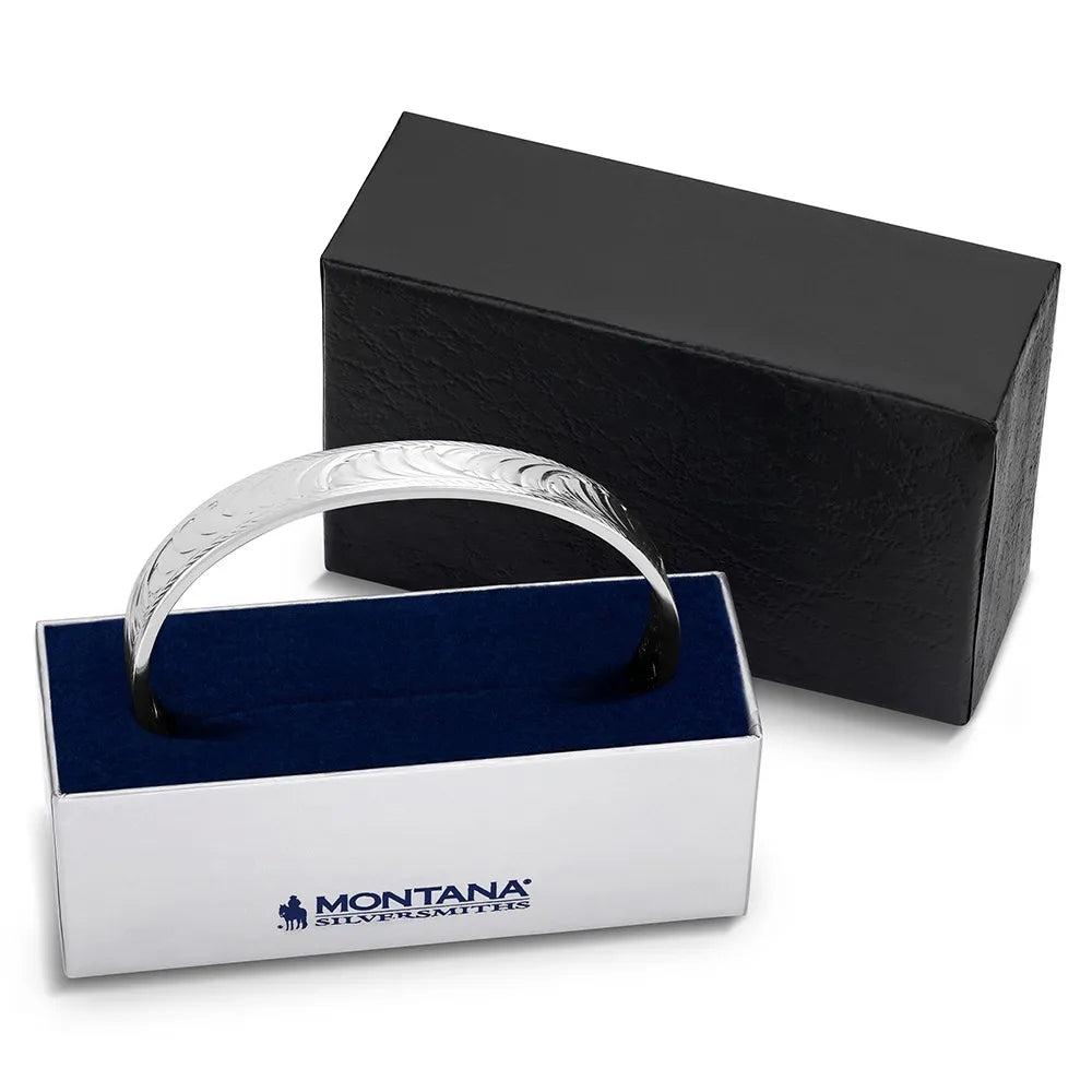 Montana Silversmiths Men's Northern Scroll Cuff Bracelet BC6602