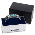 Montana Silversmiths Women's Boot Stitch Turquoise Cuff Bracelet BC6604