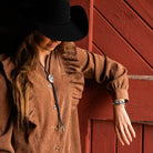 Montana Silversmiths Women's Boot Stitch Turquoise Cuff Bracelet BC6604