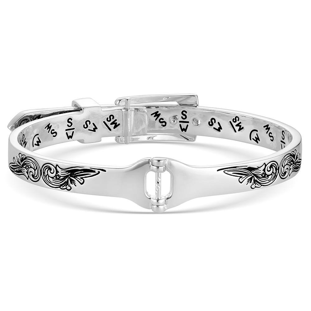 Montana Silversmiths Women's True West Buckle Bracelet BC6606