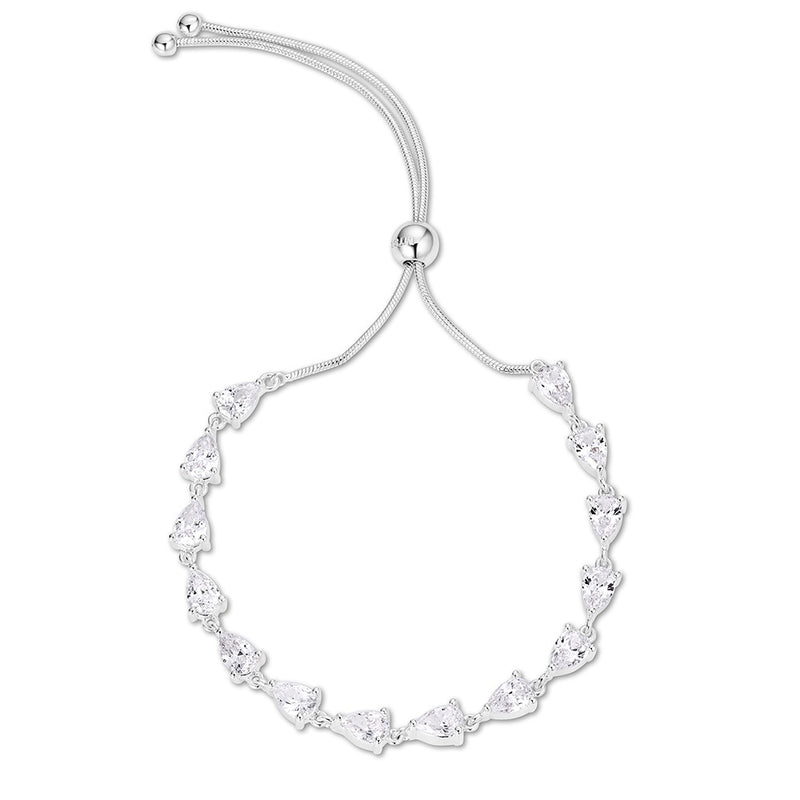 Montana Silversmiths Westward Crystal Bolo Bracelet BC6633