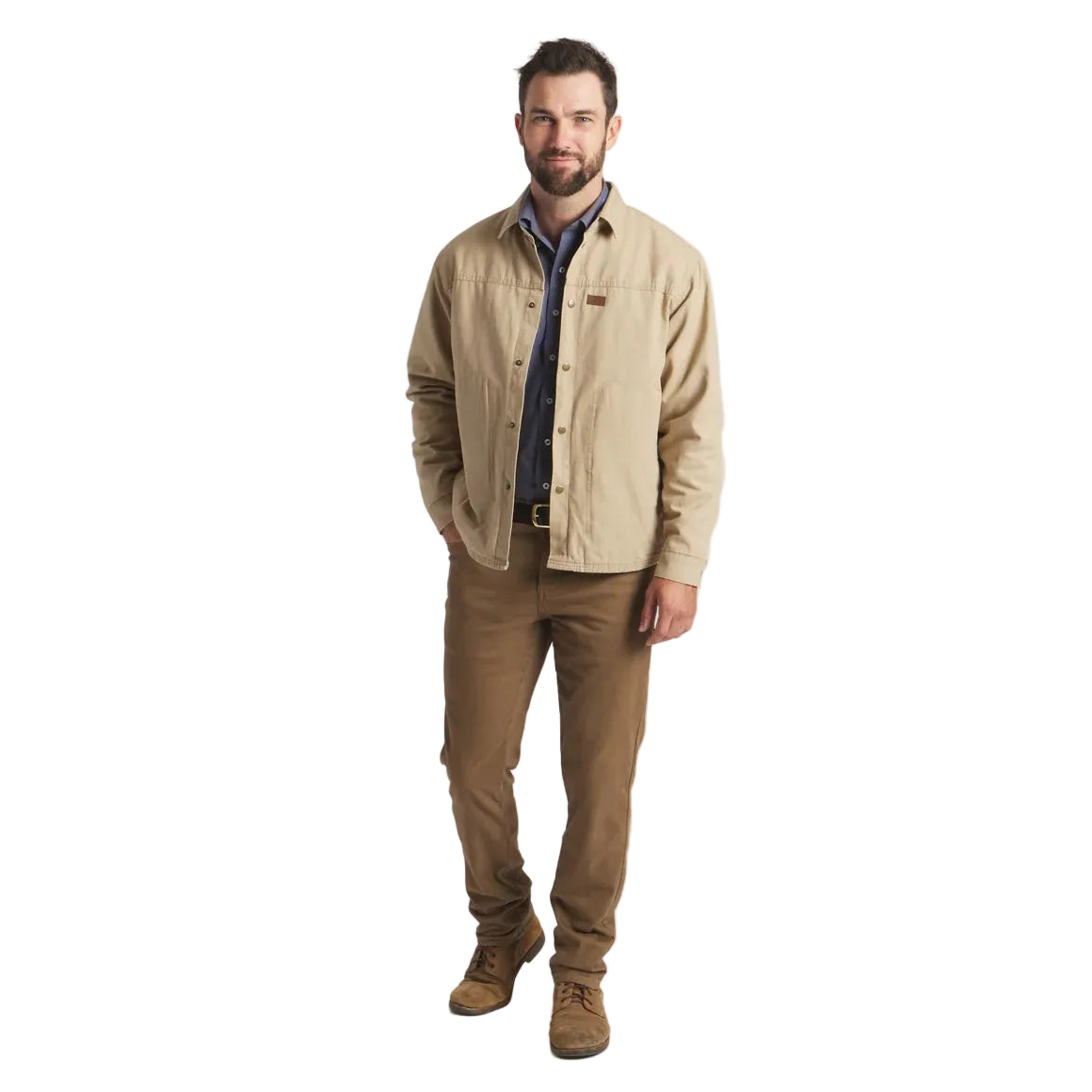 Southern Marsh Men's Field Khaki Bishop Rugged Canvas Jacket OBPJ-FDK