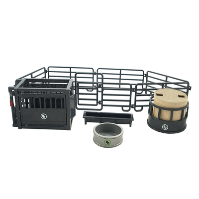 model cattle chute on white background