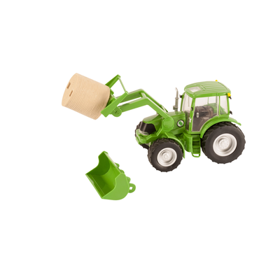 Toy Tractor on white background