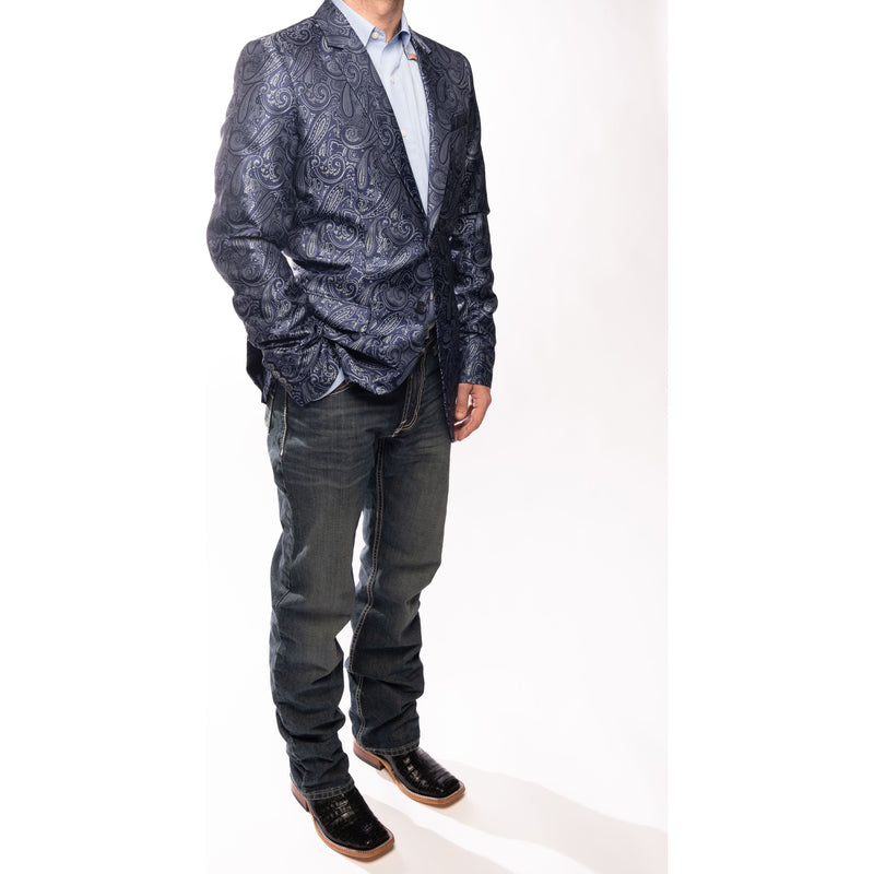 Men's Rock & Roll Patterned Sports Coat BM96C06054 - Crazy House Western Wear