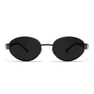 Blenders Jet Black Azure Oval Shaped Sunglasses BE1250