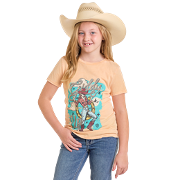 Girl's Rock & Roll Graphic Tee BG21T06774 - Crazy House Western Wear