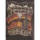 Girl's Rock and Roll Denim Graphic Pullover BG91T08047