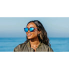 Blenders Crystal Indigo Palmy Square Sunglasses BE6410